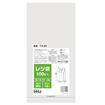 ハウスホールドジャパン レジ袋 白100枚 TA-30 東日本12号/西日本30号
