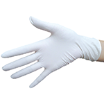 エブノ ニトリル手袋 No.520 パウダーフリー ホワイト 使い捨てタイプ Sサイズ