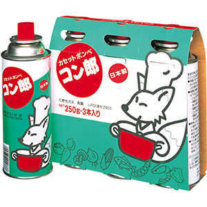 東海 カセットコンロ用ガスボンベ 3本入